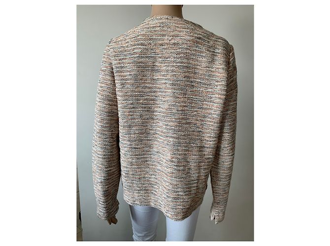 Autre Marque Cárdigan BRAX Beige de Algodón - vista 3