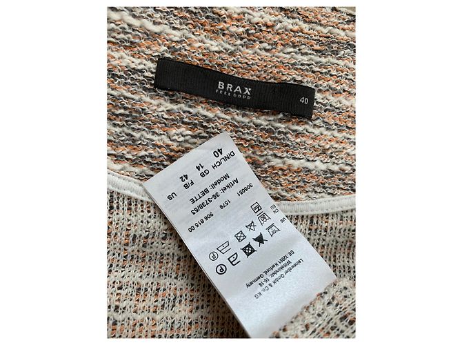 Autre Marque Cárdigan BRAX Beige de Algodón - vista 4