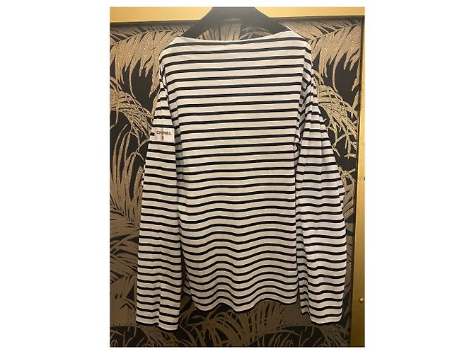 Iconica camicia da marinaio Chanel Blu navy - vista 2