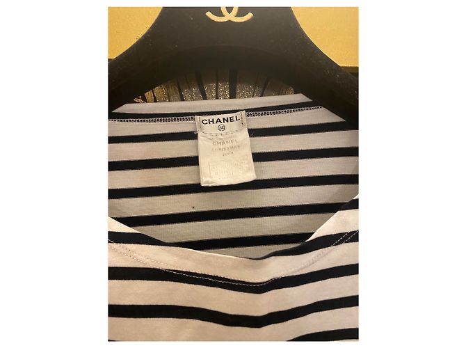 Iconica camicia da marinaio Chanel Blu navy - vista 4
