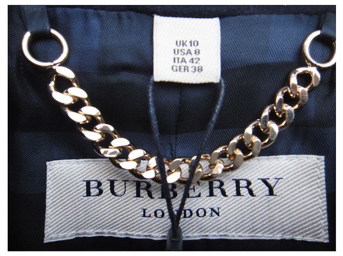 Abrigo corto burberry t 38/40 Nueva condición Marrón oscuro - vista 3