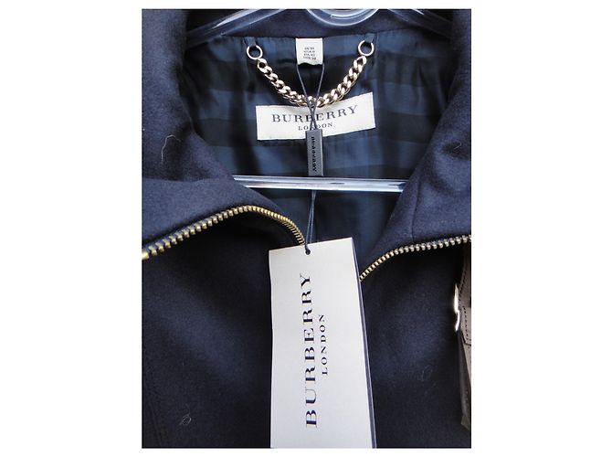 Abrigo corto burberry t 38/40 Nueva condición Marrón oscuro - vista 4