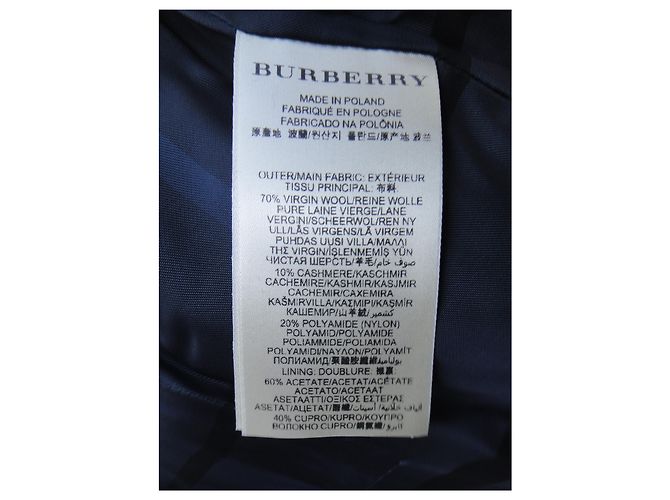 Abrigo corto burberry t 38/40 Nueva condición Marrón oscuro - vista 5