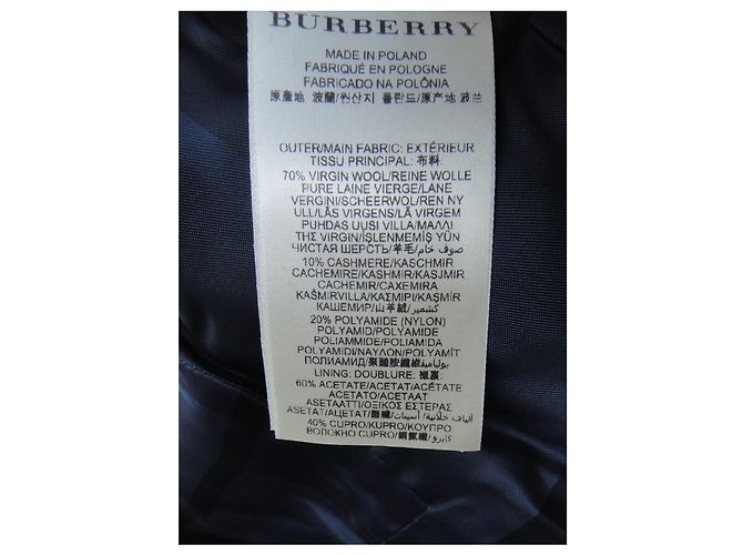 Abrigo corto burberry t 38/40 Nueva condición Marrón oscuro - vista 6