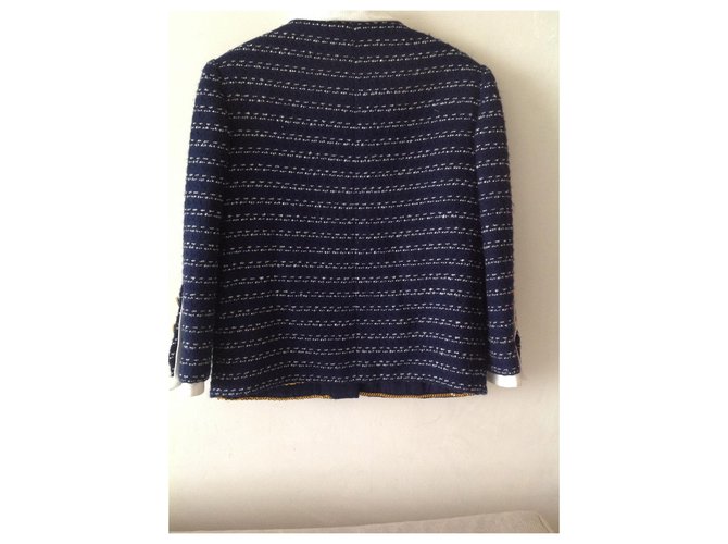 Chanel Jacken Marineblau - Ansicht 5