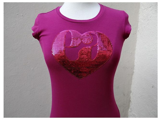 Camiseta Emporio Armani Rosa de Algodão - vista 2