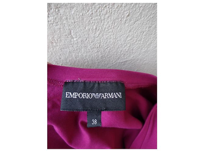 Camiseta Emporio Armani Rosa de Algodão - vista 6