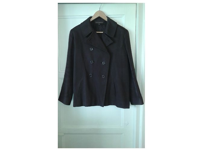 Chaqueta Louis Vuitton Marrón de Algodón Talla 38 Castaño - vista 7