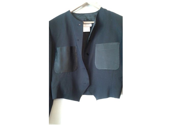 Chaqueta de algodón negra Yves Saint Laurent Negro - vista 5