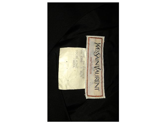 Chaqueta de algodón negra Yves Saint Laurent Negro - vista 7