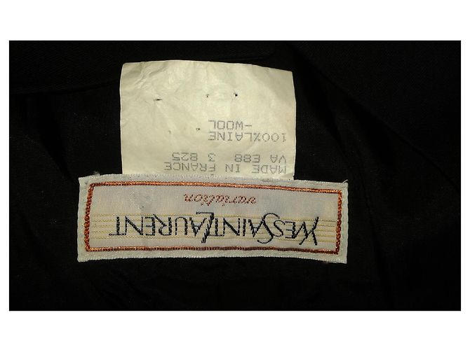 Chaqueta de algodón negra Yves Saint Laurent Negro - vista 8