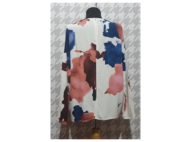 Blusa oversize Samsoe & Samsoe em viscose Multicor - vista 3