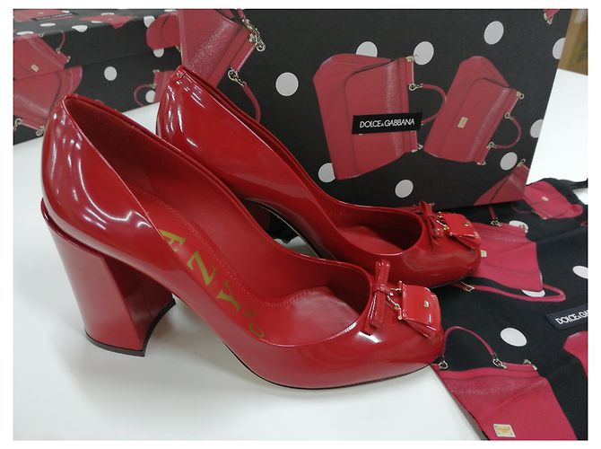 Décolleté Valley Dolce & Gabbana Rosso - vista 4