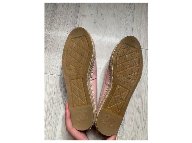 Espadrillas Chanel in vernice rosa - vista 4
