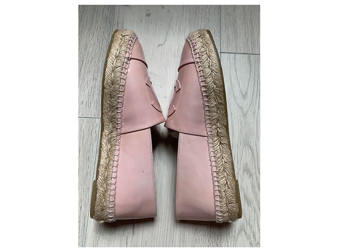 Espadrillas Chanel in vernice rosa - vista 5