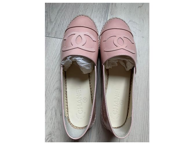 Espadrillas Chanel in vernice rosa - vista 7