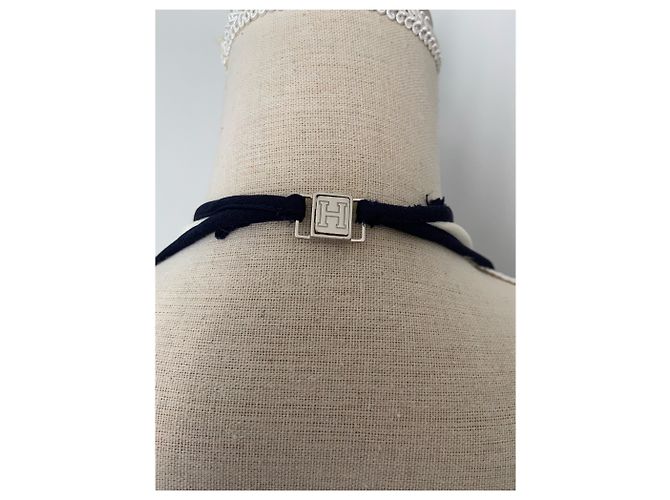 Mono de seda con cuello halter Hermès Blanco roto - vista 5