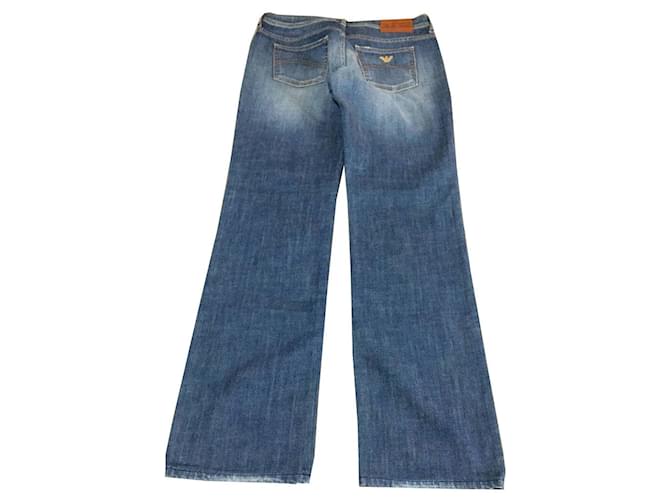 Vaqueros Armani Jeans Azules de Algodón y Elastano para Mujer - vista 2