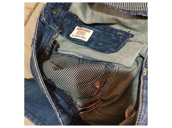 Vaqueros Armani Jeans Azules de Algodón y Elastano para Mujer - vista 9