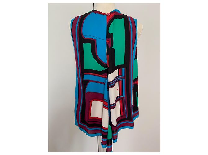 Blusa sin mangas de seda Hermès - vista 2