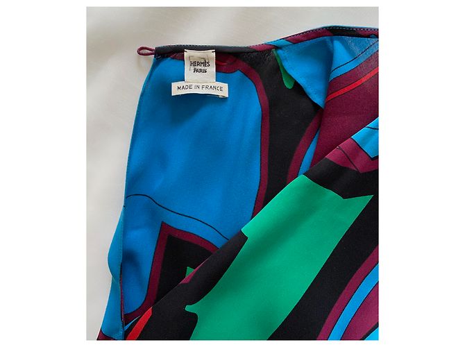 Blusa sin mangas de seda Hermès - vista 4