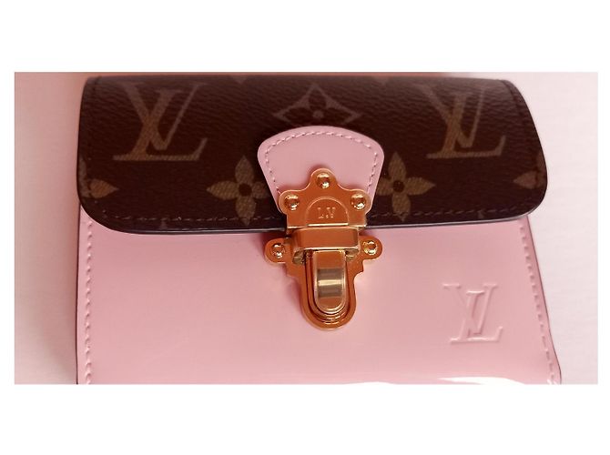 Louis Vuitton Cherrywood compact wallet Pink - view 4
