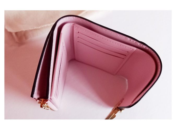 Louis Vuitton Cherrywood compact wallet Pink - view 6