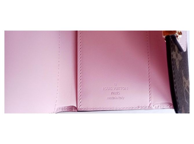 Louis Vuitton Cherrywood compact wallet Pink - view 7