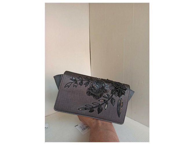 Clutch de noche de Givenchy Negro Gris - vista 8