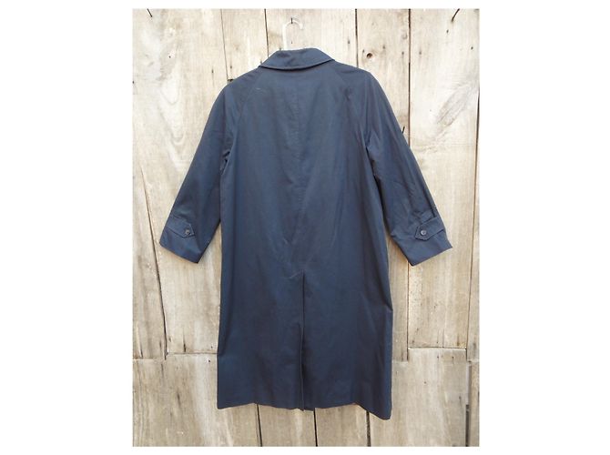 Burberry donna impermeabile vintage t 38 Blu navy - vista 5