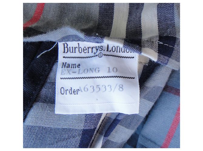 Burberry donna impermeabile vintage t 38 Blu navy - vista 6