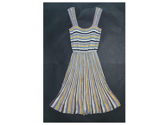 Abito a righe multicolore M Missoni in viscosa - vista 3