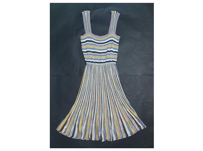 Abito a righe multicolore M Missoni in viscosa - vista 4