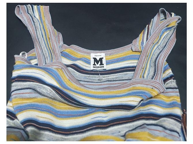 Abito a righe multicolore M Missoni in viscosa - vista 5