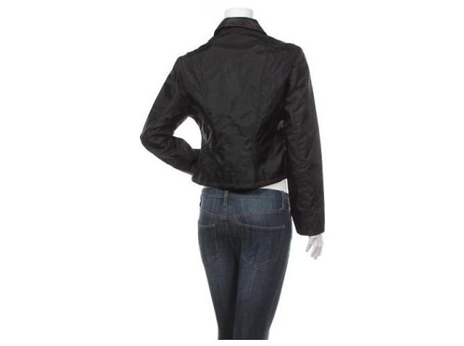 Ventcouvert Chaqueta negra con cremallera corta Negro - vista 2