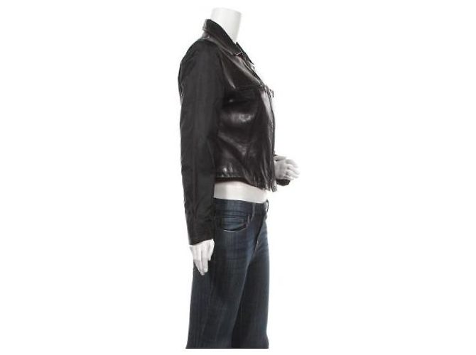 Ventcouvert Chaqueta negra con cremallera corta Negro - vista 3