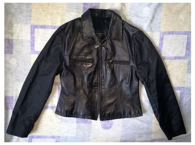Ventcouvert Chaqueta negra con cremallera corta Negro - vista 4