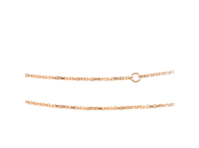 Cartier Rose Gold 18Bracciale a catena con diamanti a C foderato con k - vista 7