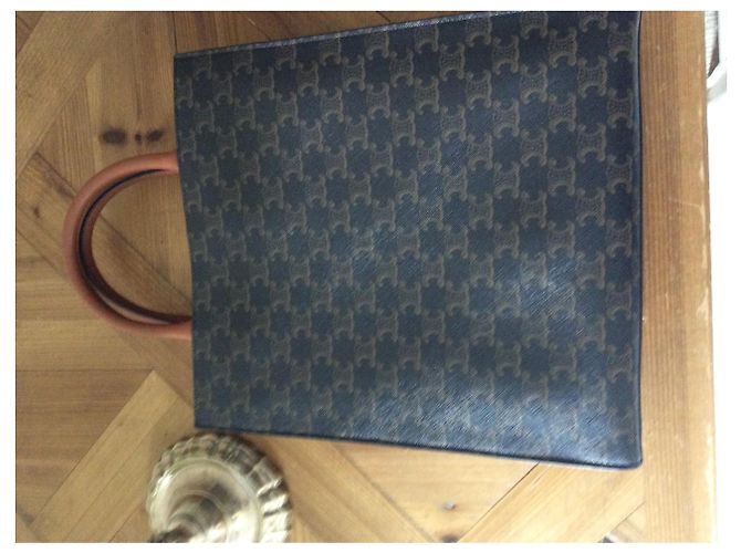Céline Triomphe Canvas Shopper Caramel Karamell - Ansicht 7