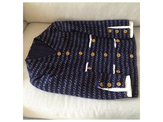 Chanel Jacken Marineblau - Ansicht 13