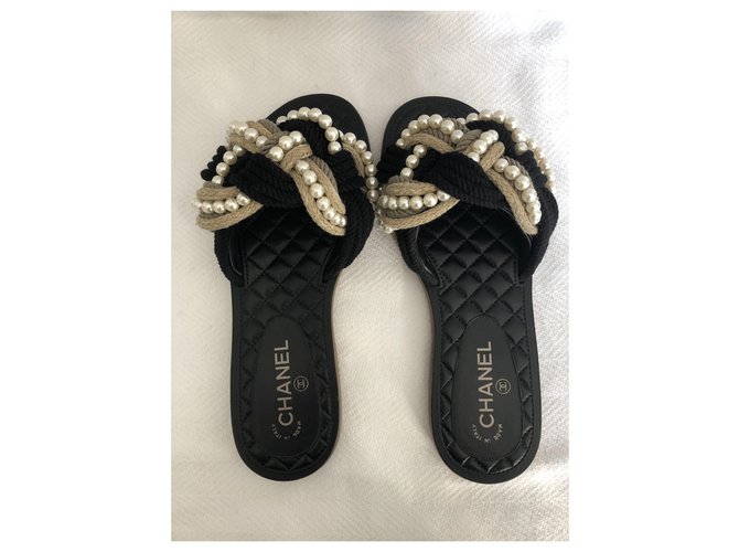 Chanel Sandali piatti Multicolore - vista 2