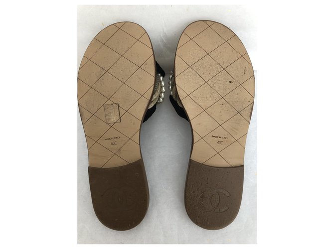 Chanel Sandali piatti Multicolore - vista 7