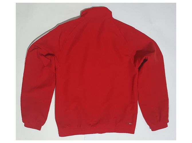Adidas Trainingsjacke Rot Weiß - Ansicht 4