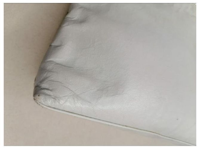 Fendi Vintage gewebte Leder Umhängetasche Weiß - Ansicht 10