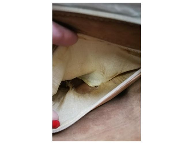 Fendi Vintage gewebte Leder Umhängetasche Weiß - Ansicht 6