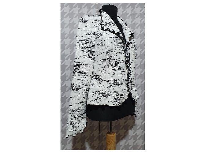 Blazer Joseph Ribkoff Bianco e Nero - vista 2