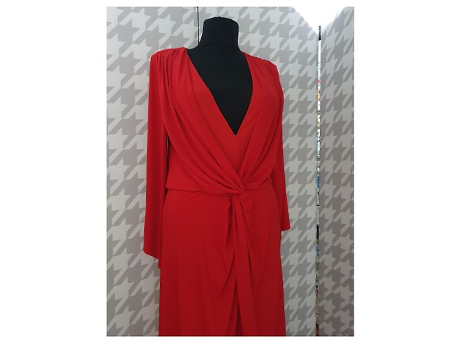 Autre Marque Vestido rojo FOREVER UNIQUE Roja - vista 2