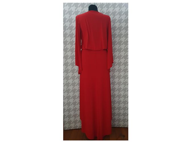Autre Marque Vestido rojo FOREVER UNIQUE Roja - vista 3