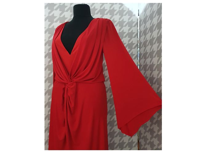 Autre Marque Vestido rojo FOREVER UNIQUE Roja - vista 5
