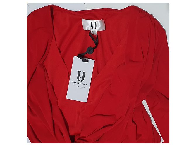 Autre Marque Vestido rojo FOREVER UNIQUE Roja - vista 6